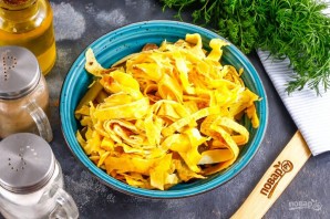 Салат с говяжьей печенью