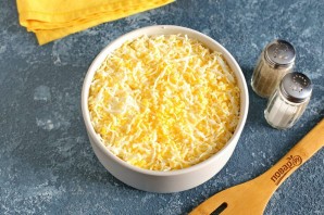 Салат с морковкой и курицей