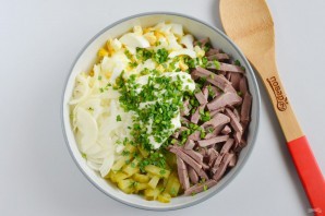 Салат с сердцем свиным