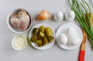 Салат с сердцем свиным