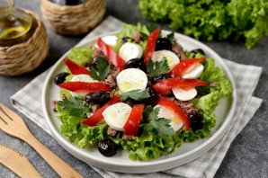 Салат с тунцом и болгарским перцем