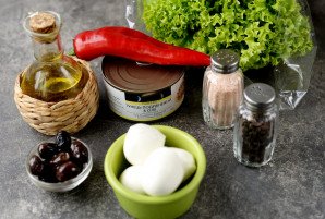 Салат с тунцом и болгарским перцем