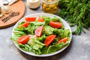 Салат с тунцом и фетой Салат с тунцом и фетой