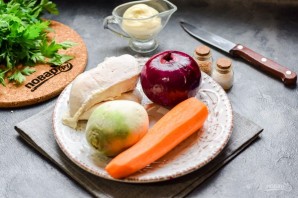 Салат "Снежана"