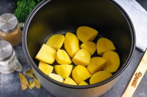 Скумбрия с картошкой в мультиварке