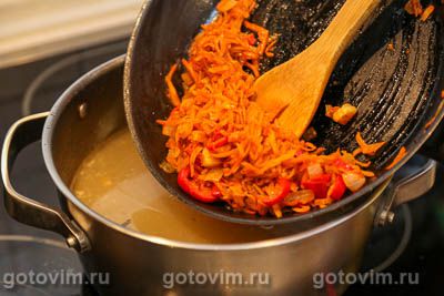 Суп из говядины с картофелем и чипетками