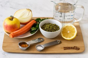 Суп из маша с яблоком