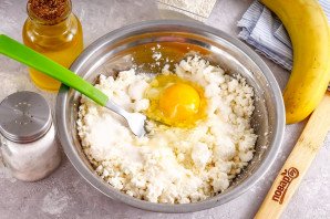 Сырники без сахара с бананом