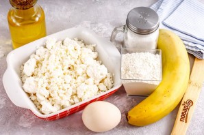 Сырники без сахара с бананом