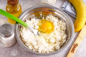 Сырники без сахара с бананом