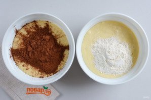 Торт "Зебра" на сметане