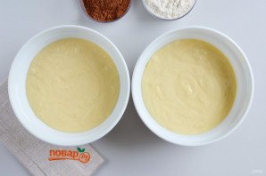 Торт "Зебра" на сметане