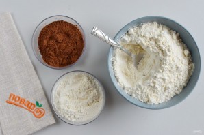 Торт "Зебра" на сметане