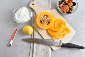 Тыква в микроволновке