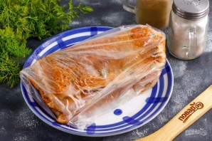 Вкусное соленое сало