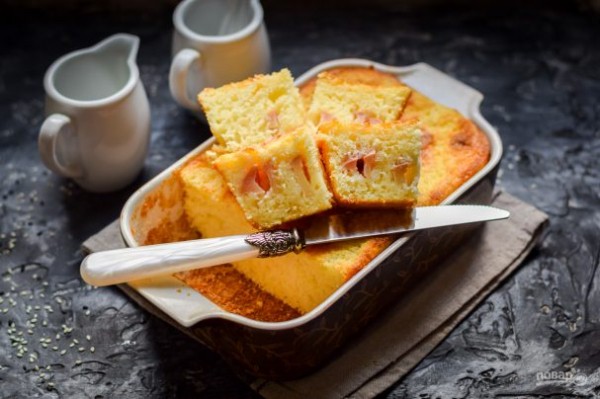 Выпечка на скорую руку! 10 рецептов вкусного манника на кефире, молоке, сметане и не только Выпечка на скорую руку! 10 рецептов вкусного манника на кефире, молоке, сметане и не только