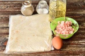 Армянский лаваш с фаршем