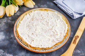 Блинный торт с творожным сыром