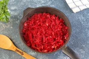 Борщ без капусты с солеными огурцами