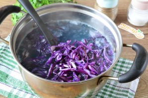 Борщ из красной капусты