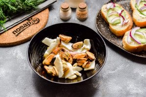 Бутерброды с морепродуктами Бутерброды с морепродуктами