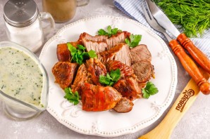 Диетическая говядина в духовке