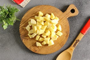 Диетический суп на курином бульоне