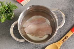 Диетический суп на курином бульоне