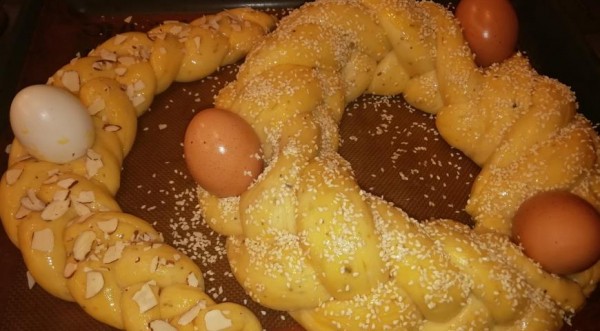 Греческий пасхальный хлеб, пошаговый рецепт с фото Греческий пасхальный хлеб, пошаговый рецепт с фото