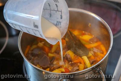 Гуляш из утиных желудков Гуляш из утиных желудков