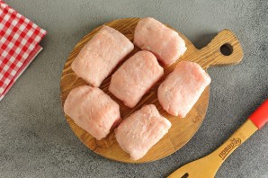 Конвертики из свинины