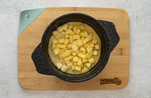 Кукурузная каша с яблоком Кукурузная каша с яблоком