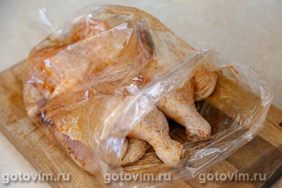 Курица в двойном маринаде, запеченная в духовке Курица в двойном маринаде, запеченная в духовке