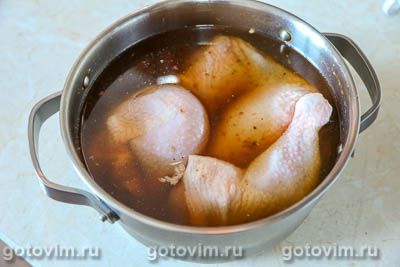 Курица в двойном маринаде, запеченная в духовке Курица в двойном маринаде, запеченная в духовке