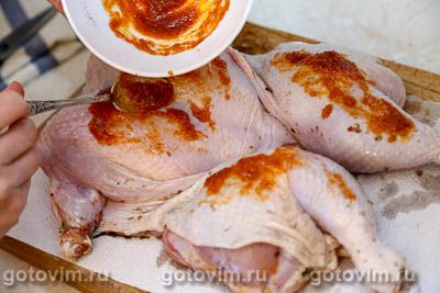 Курица в двойном маринаде, запеченная в духовке Курица в двойном маринаде, запеченная в духовке