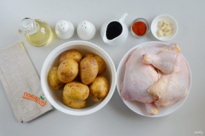 Мясо с картошкой в духовке