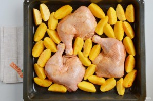 Мясо с картошкой в духовке