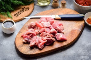 Мясо в соусе "Дыхание дракона"