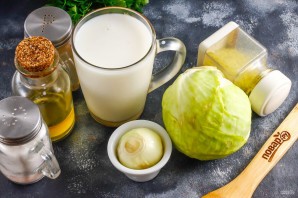 Молочный суп с капустой