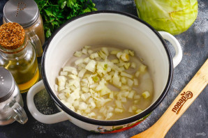 Молочный суп с капустой