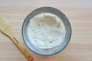 Насыпной пирог с абрикосами