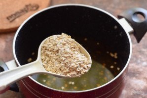 Овсяная каша на яблочном соке Овсяная каша на яблочном соке