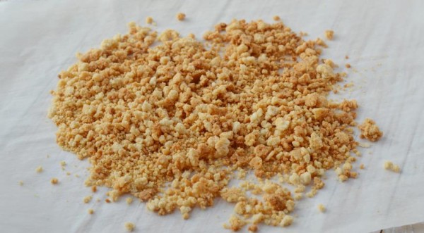 Панна-котта с апельсиновой карамелью и штрейзелем, пошаговый рецепт с фото