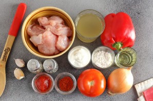 Паприкаш из индейки