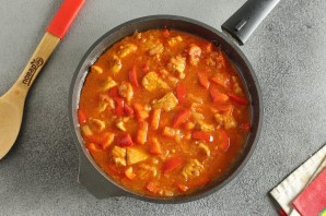 Паприкаш из индейки