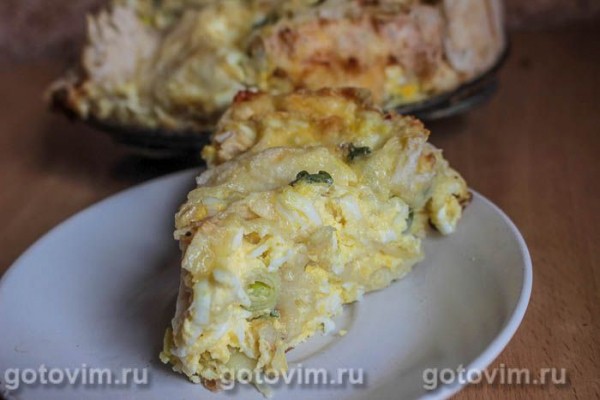 Пирог из лаваша с начинкой из сыра, зелени и вареных яиц Пирог из лаваша с начинкой из сыра, зелени и вареных яиц