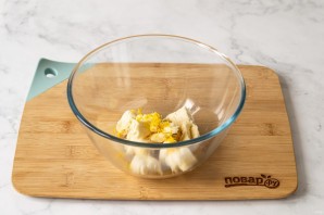 Постные блины с бананом Постные блины с бананом