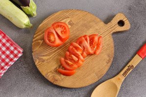 Рулетики из кабачков и баклажанов