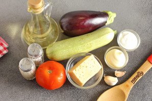 Рулетики из кабачков и баклажанов