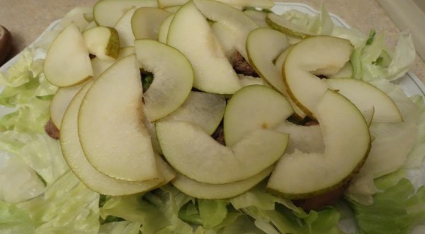 Салат из куриной печени и груши с маринованной вишней, пошаговый рецепт с фото Салат из куриной печени и груши с маринованной вишней, пошаговый рецепт с фото